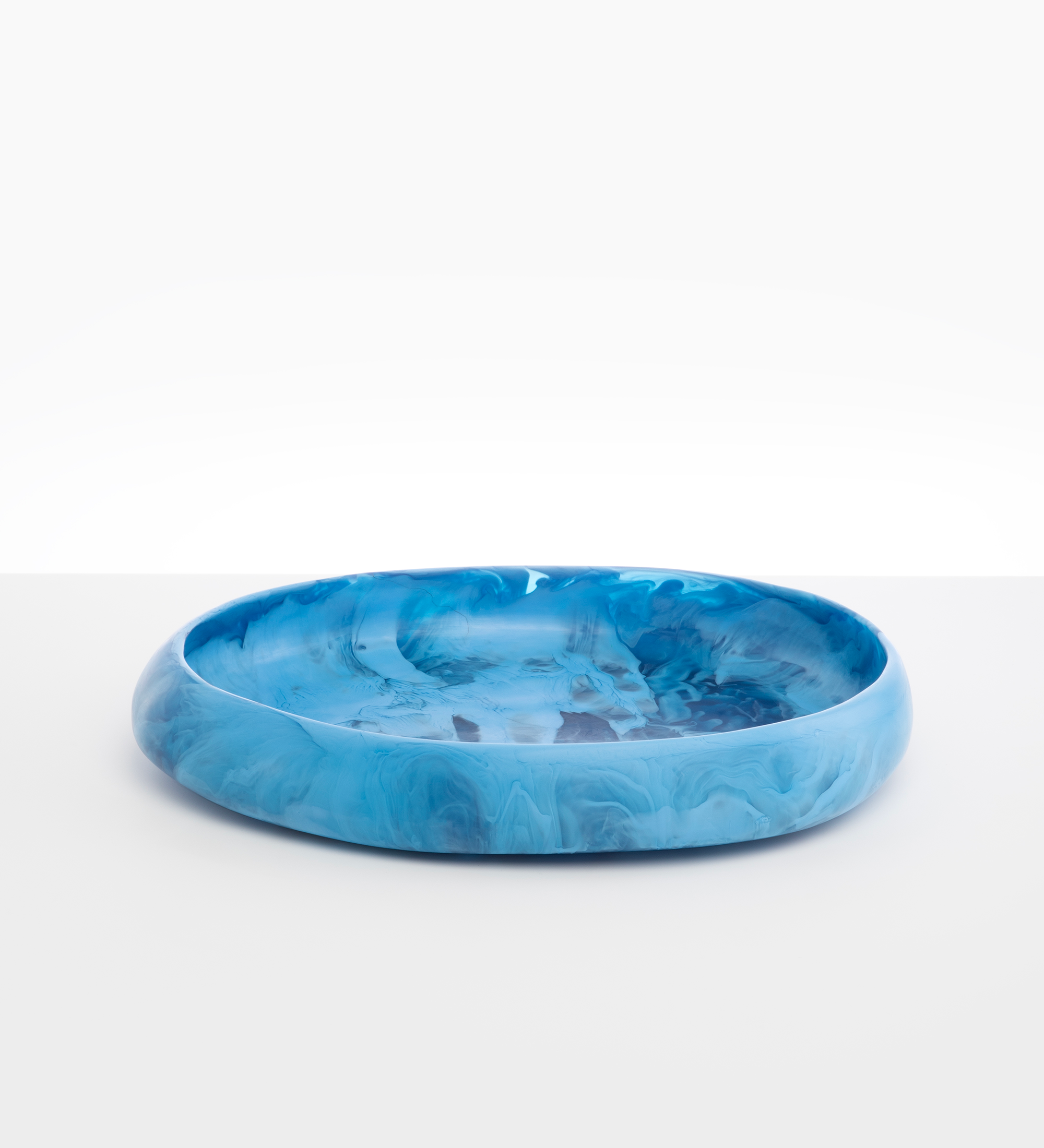 Dinosaur Designs Large Rock Bowl Bowls in Sky Colour resin