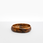 Dinosaur Designs Medium Rock Bowl Bowls in Dark Horn Colour resin