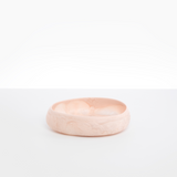 Dinosaur Designs Medium Rock Bowl Bowls in Rose Swirl Colour resin