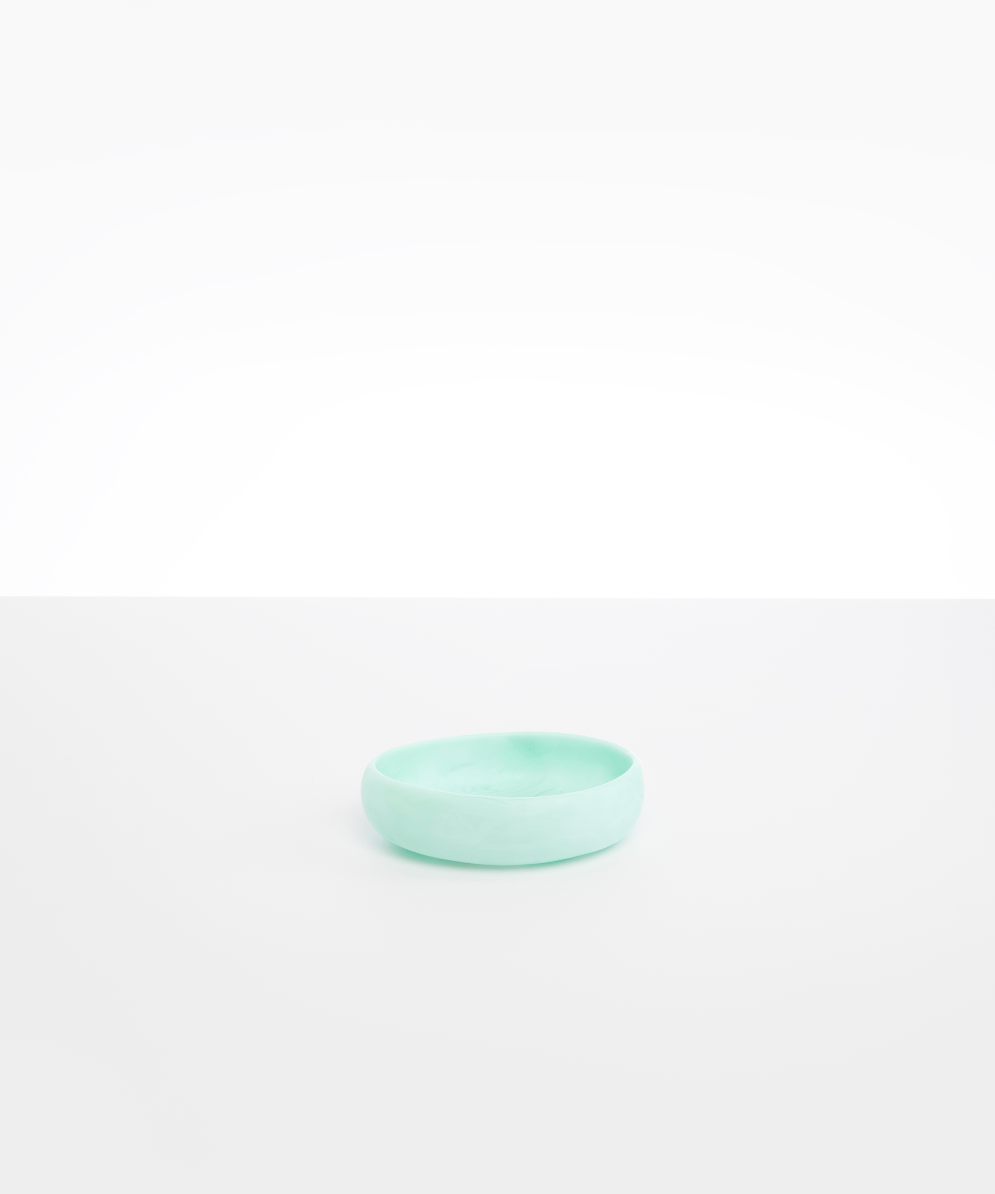 Dinosaur Designs Small Rock Bowl Bowls in Mint Colour resin