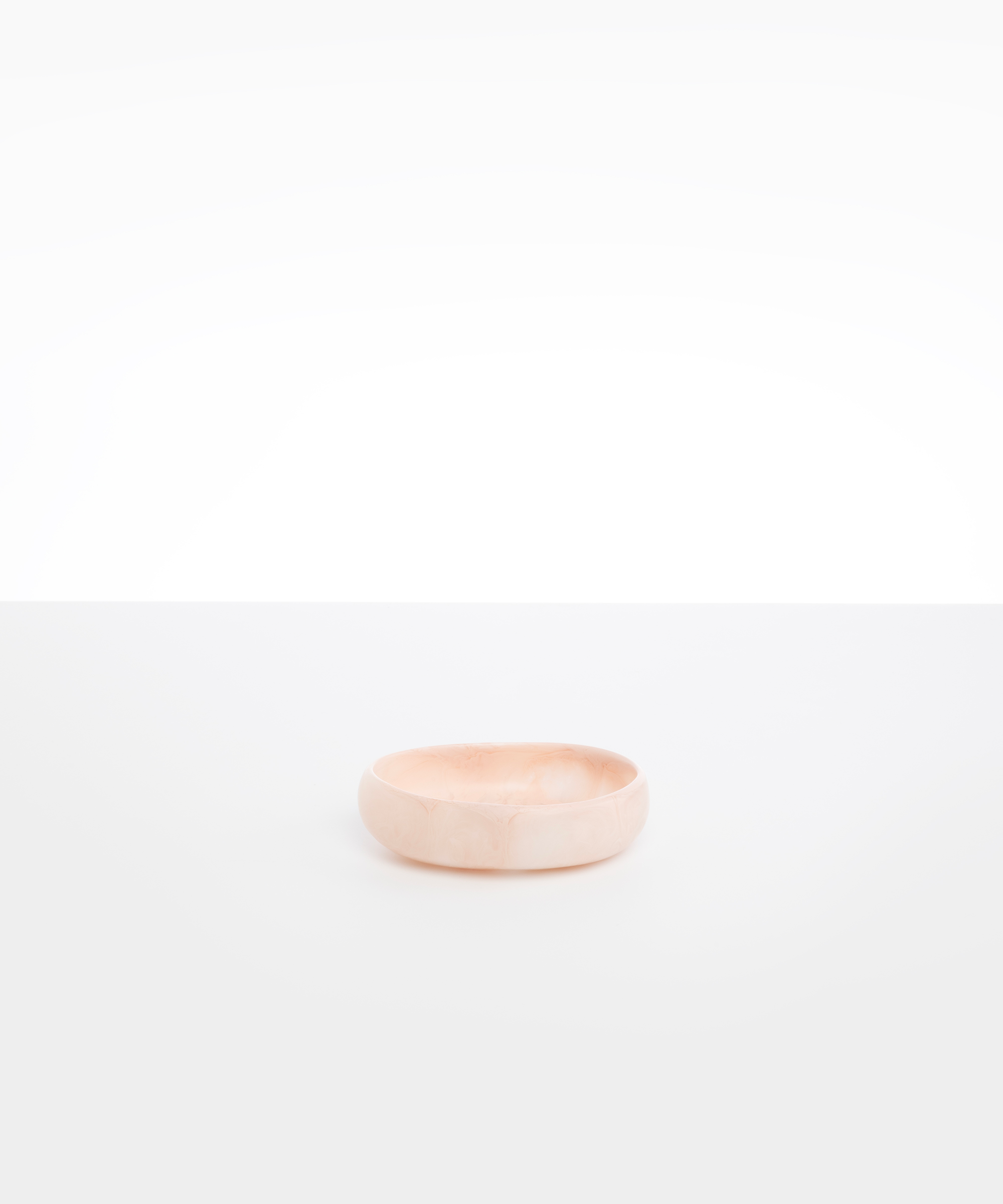 Dinosaur Designs Small Rock Bowl Bowls in Rose Swirl Colour resin