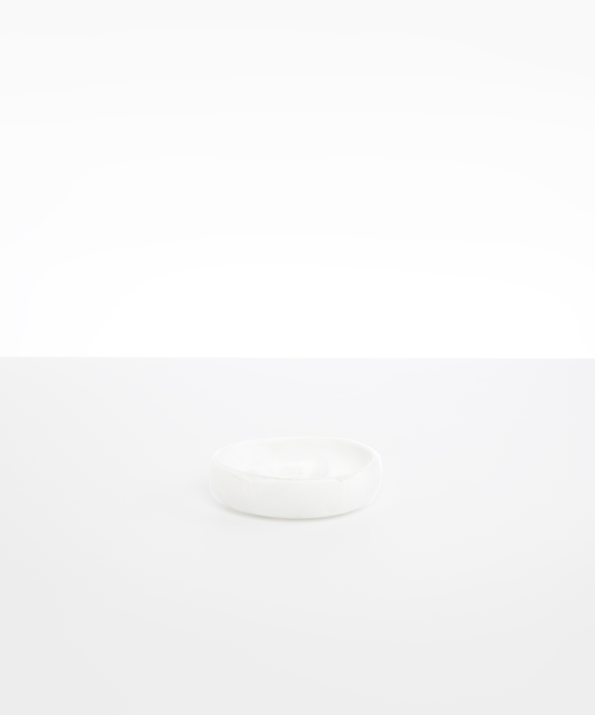 Dinosaur Designs Small Rock Bowl Bowls in Snow Swirl Colour resin