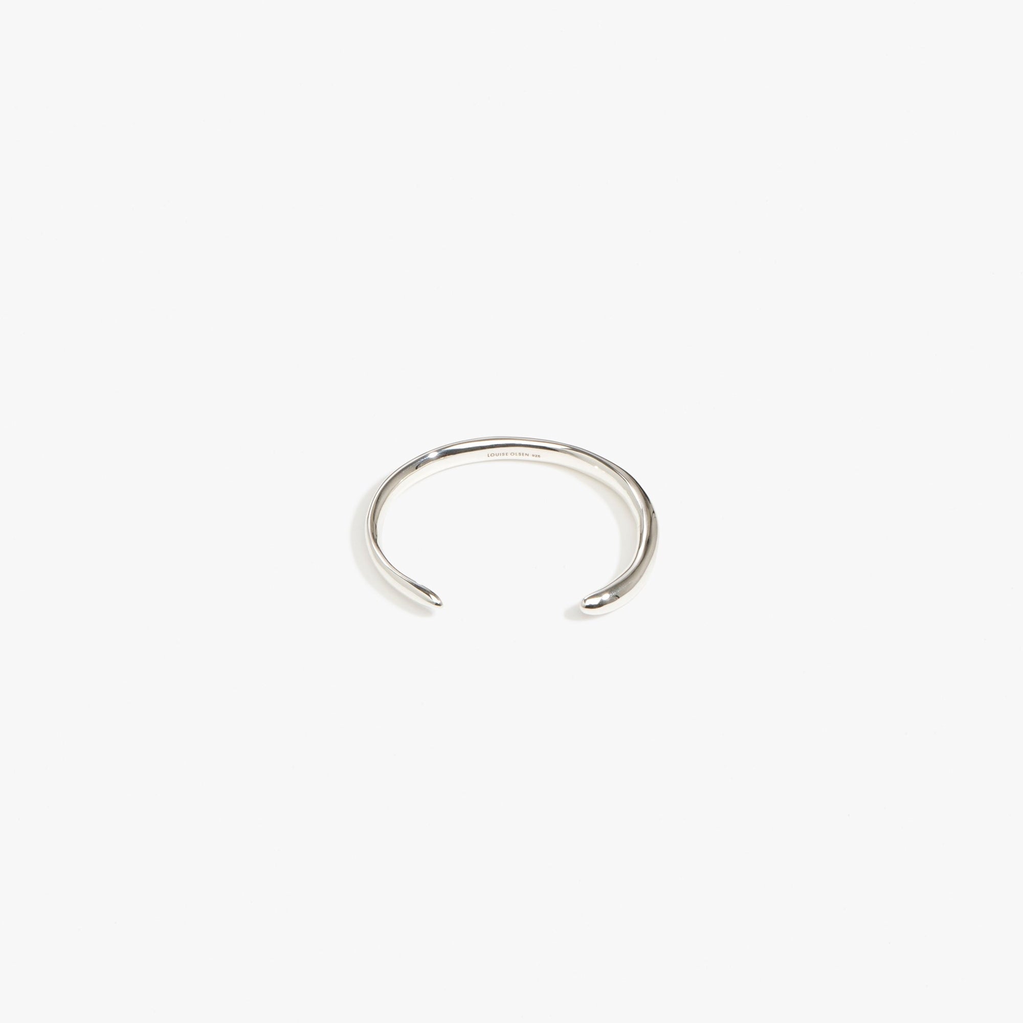 LO Collections Liquid Cuff in 925 Sterling Silver Material resin with Regular Fit..