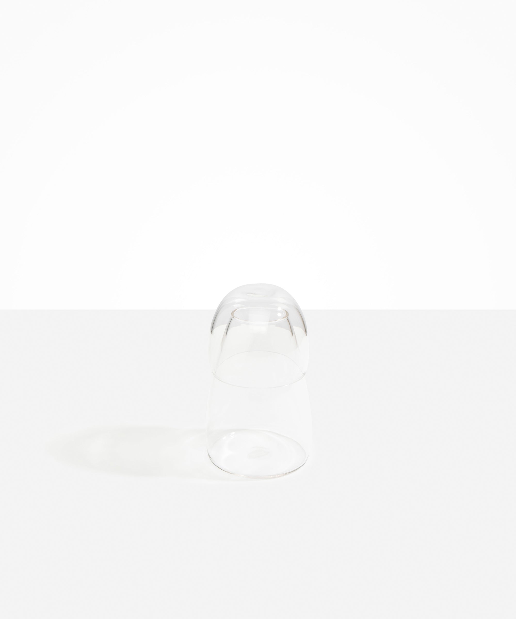 Dinosaur Designs coloured Glass Pebble Carafe cup and jug set in transparent clear.