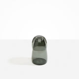 Dinosaur Designs coloured Glass Pebble Carafe cup and jug set in transparent black.