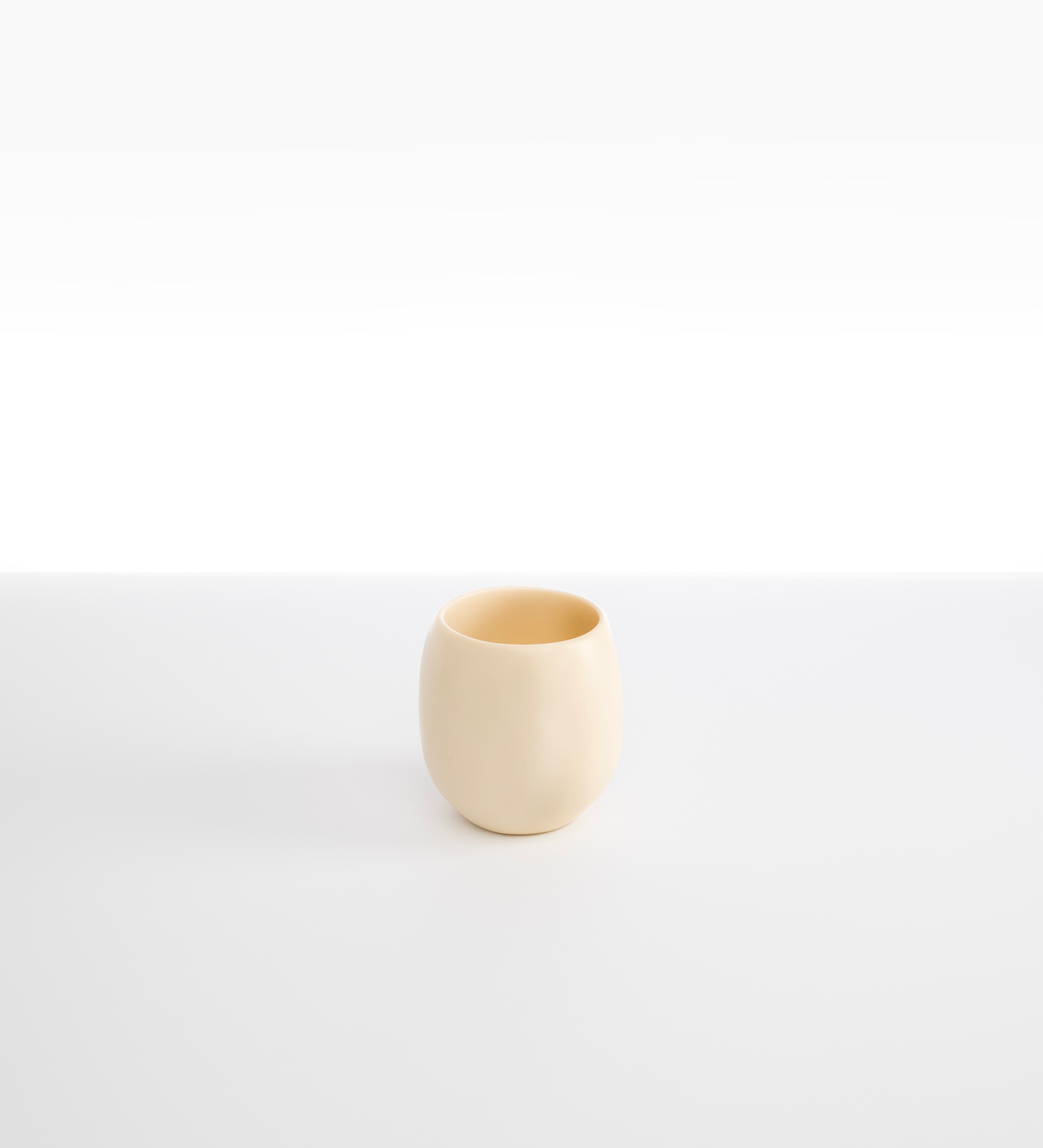 Dinosaur Designs Large Rock Cup Tumblers in Cream Colour resin