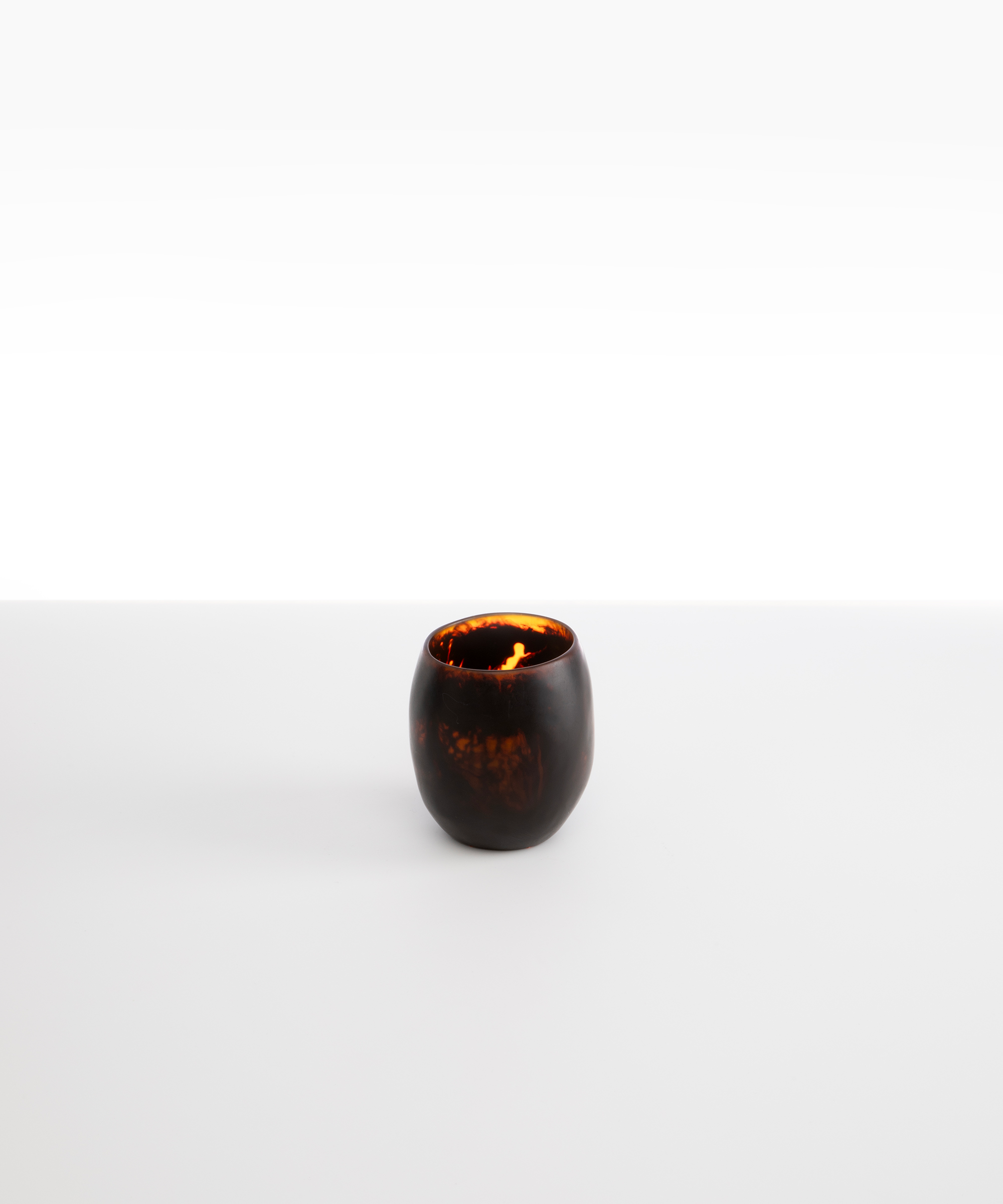 Dinosaur Designs Large Rock Cup in Tortoise Colour resin.