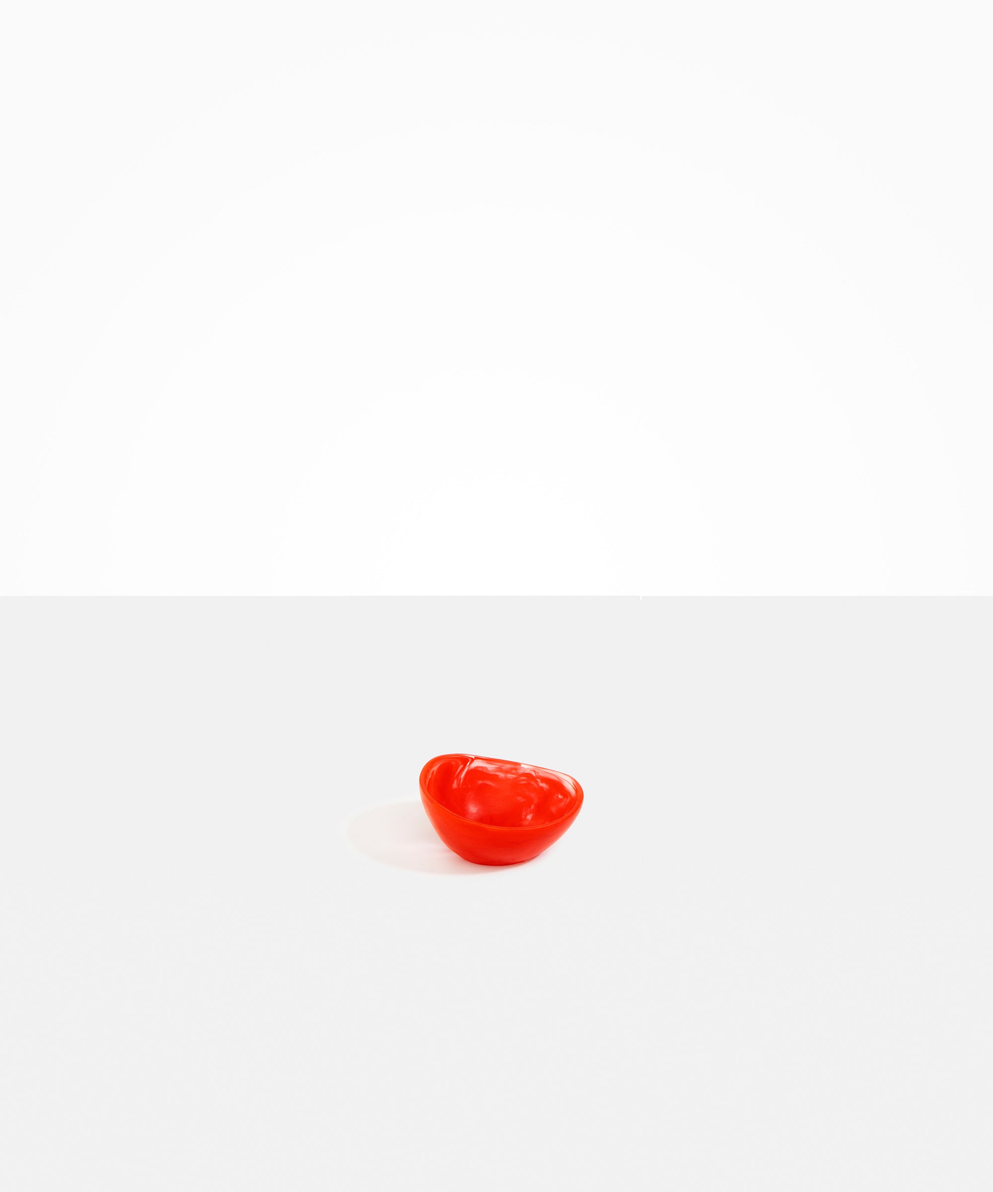 Dinosaur Designs Flow Spice Dish Tableware in Poppy Colour resin