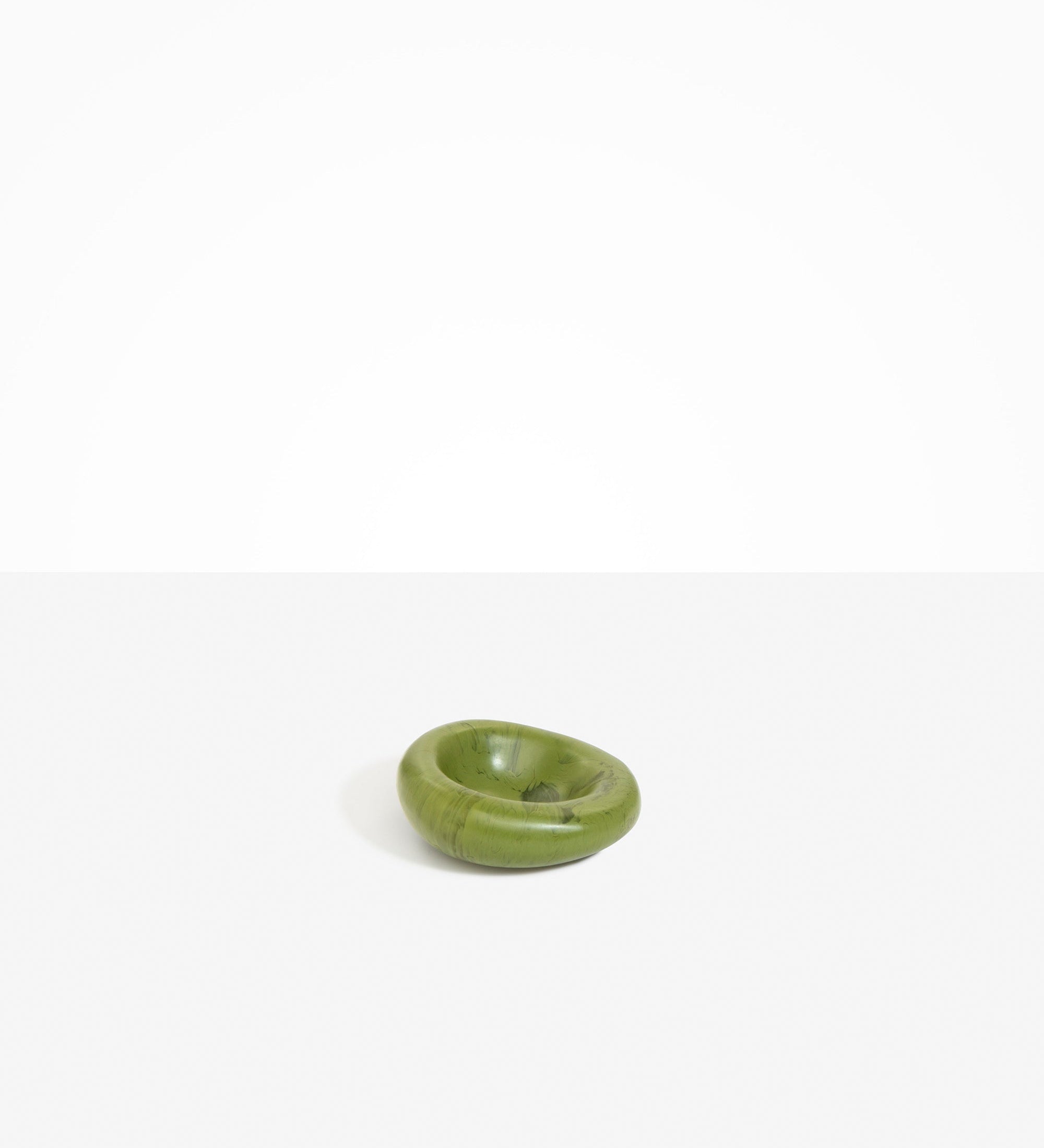 Dinosaur Designs Medium Drift Dish Tableware in Olive Colour resin