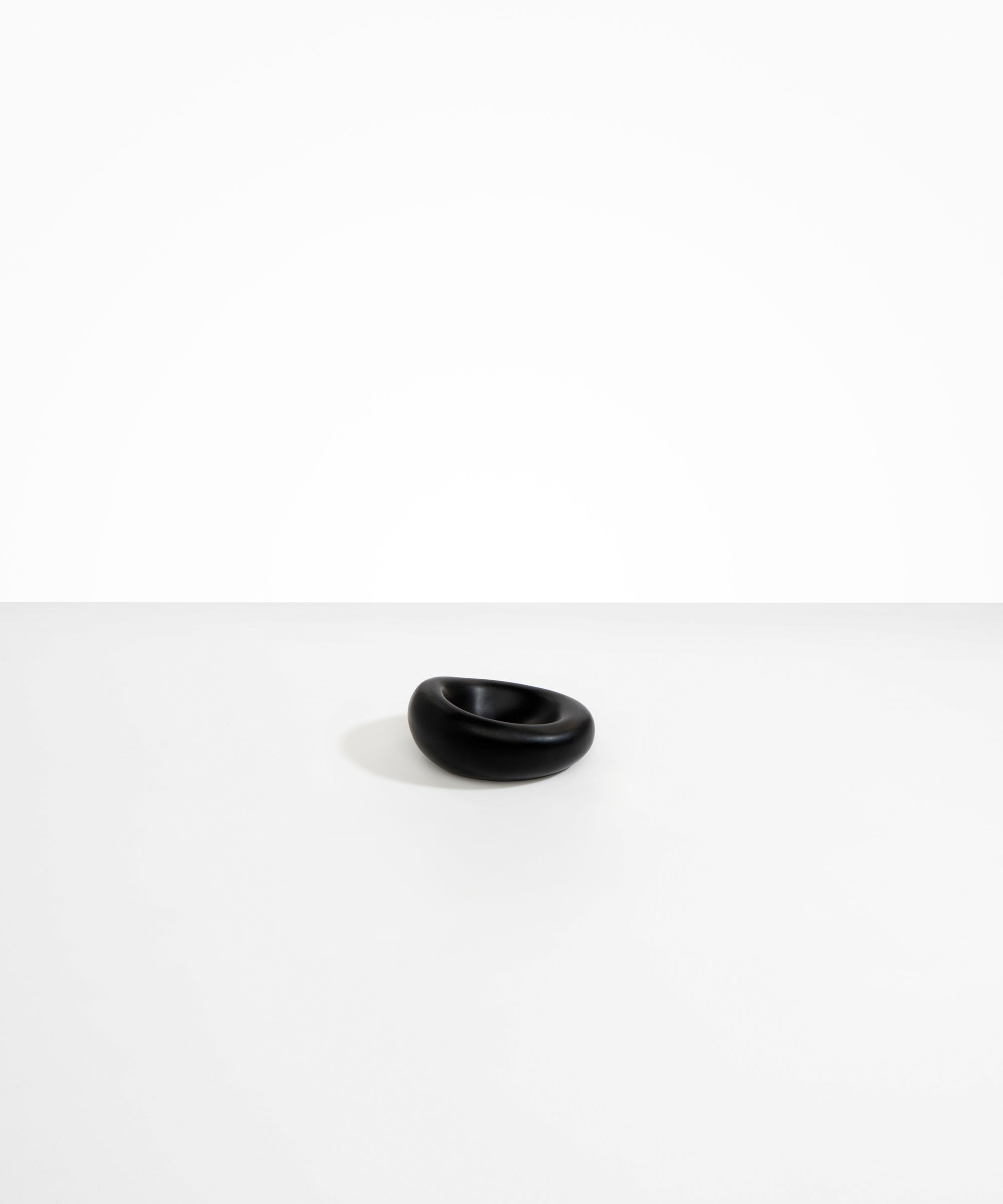 Dinosaur Designs Small Drift Dish Tableware in Black Colour resin