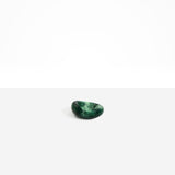 Dinosaur Designs Medium Drift Dish in Mint— handcrafted marbled green blue resin chunky trinket dish with organic form.