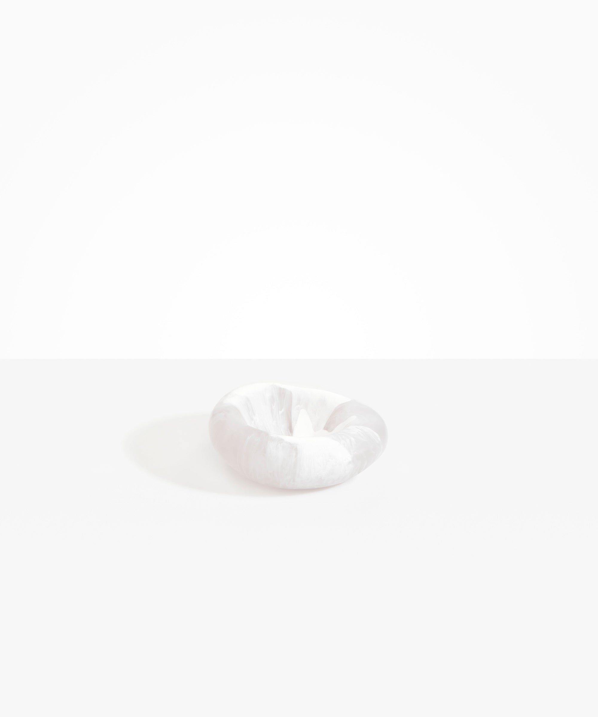 Dinosaur Designs Drift Dish Tableware in Snow Swirl Colour resin