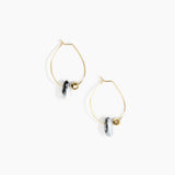 Joie De Vivre Hoop Earrings