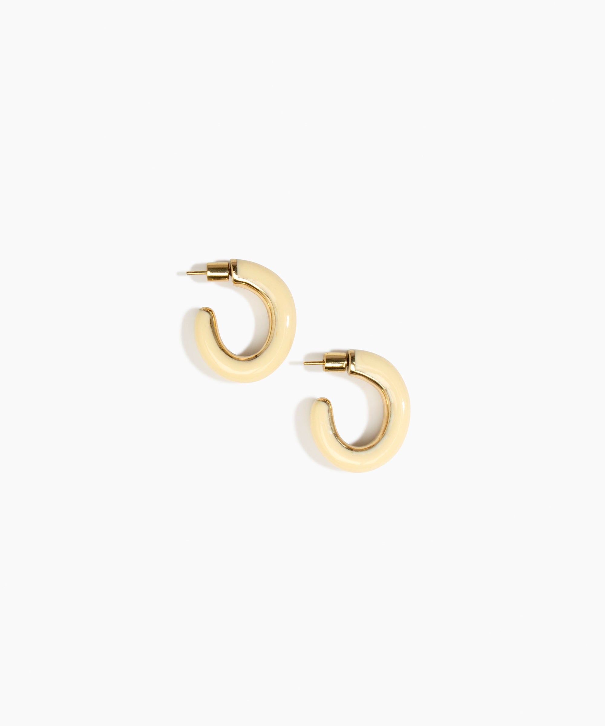 Medium Pebble Duo Hoop Earrings