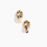 Small Rock Chain Earrings