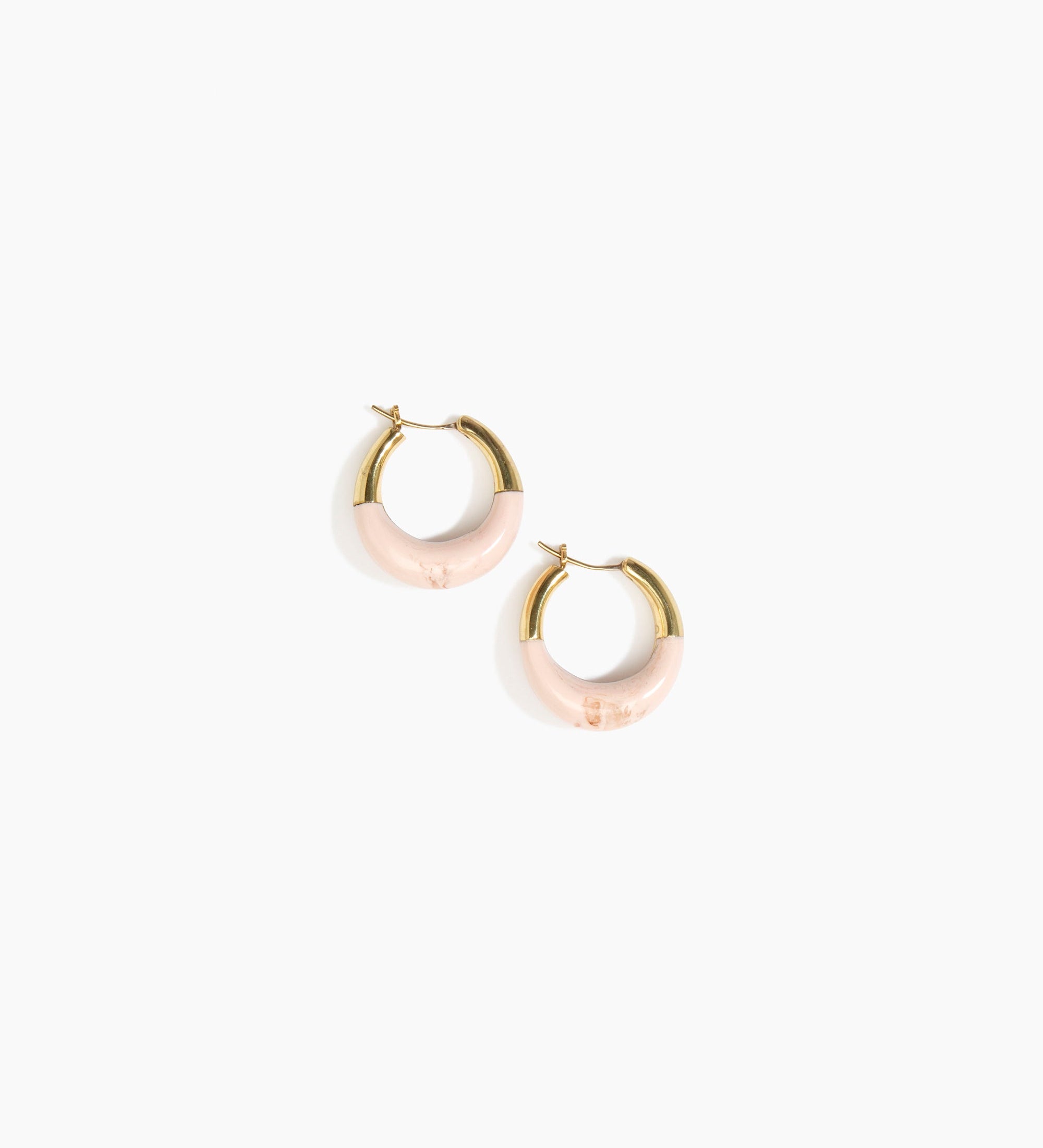 Small Horn Hoop Earrings