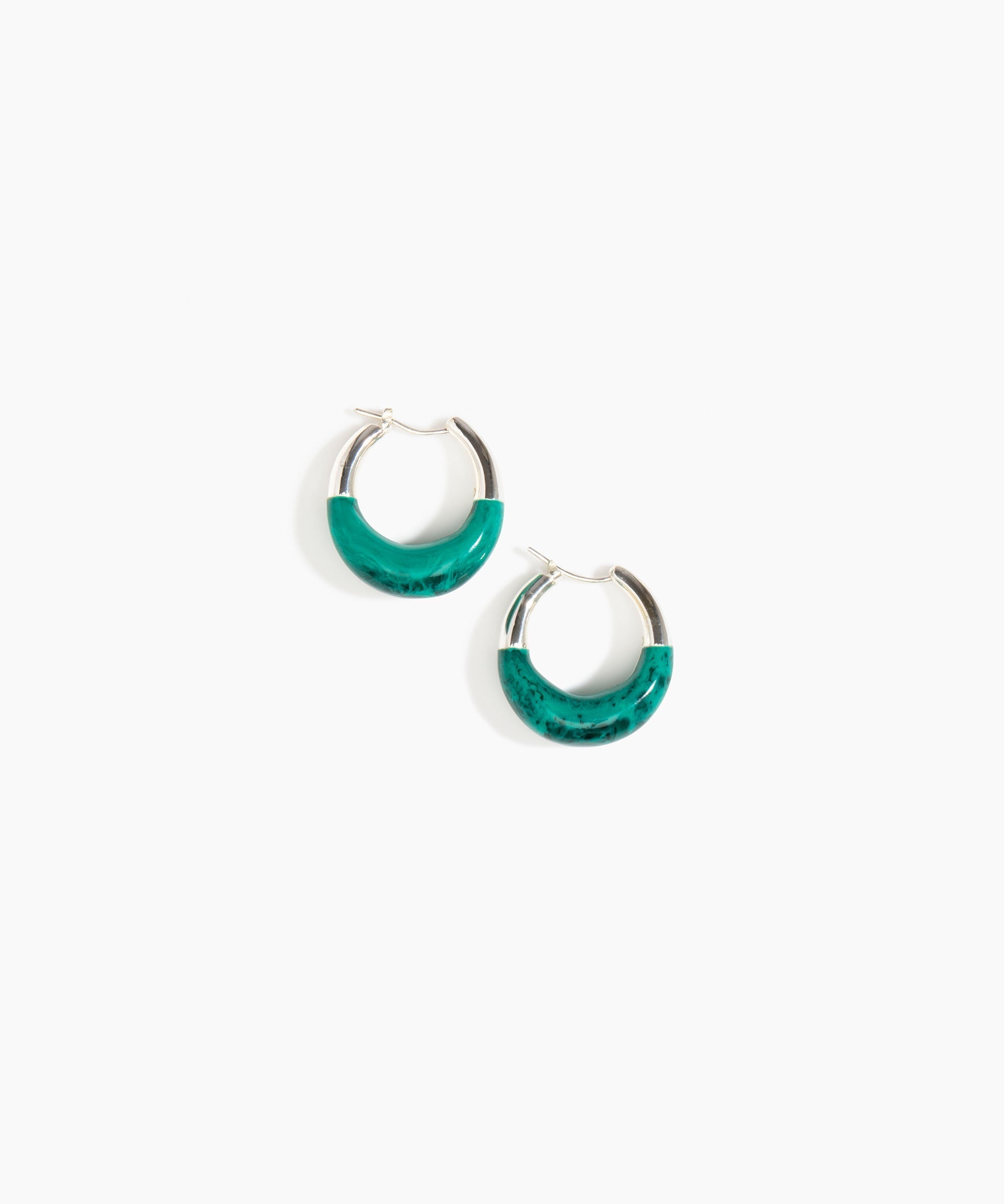Small Horn Hoop Earrings