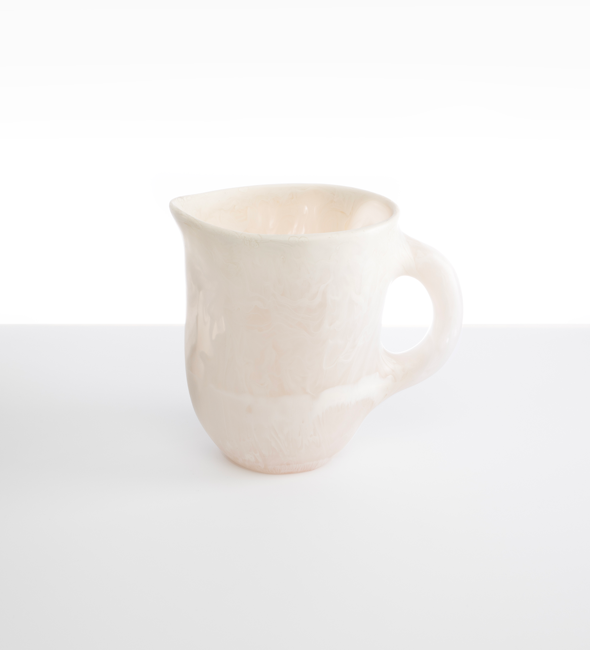 Dinosaur Designs Large Rock Jug Serving Pitchers & Carafes in Chalk Swirl Colour resin