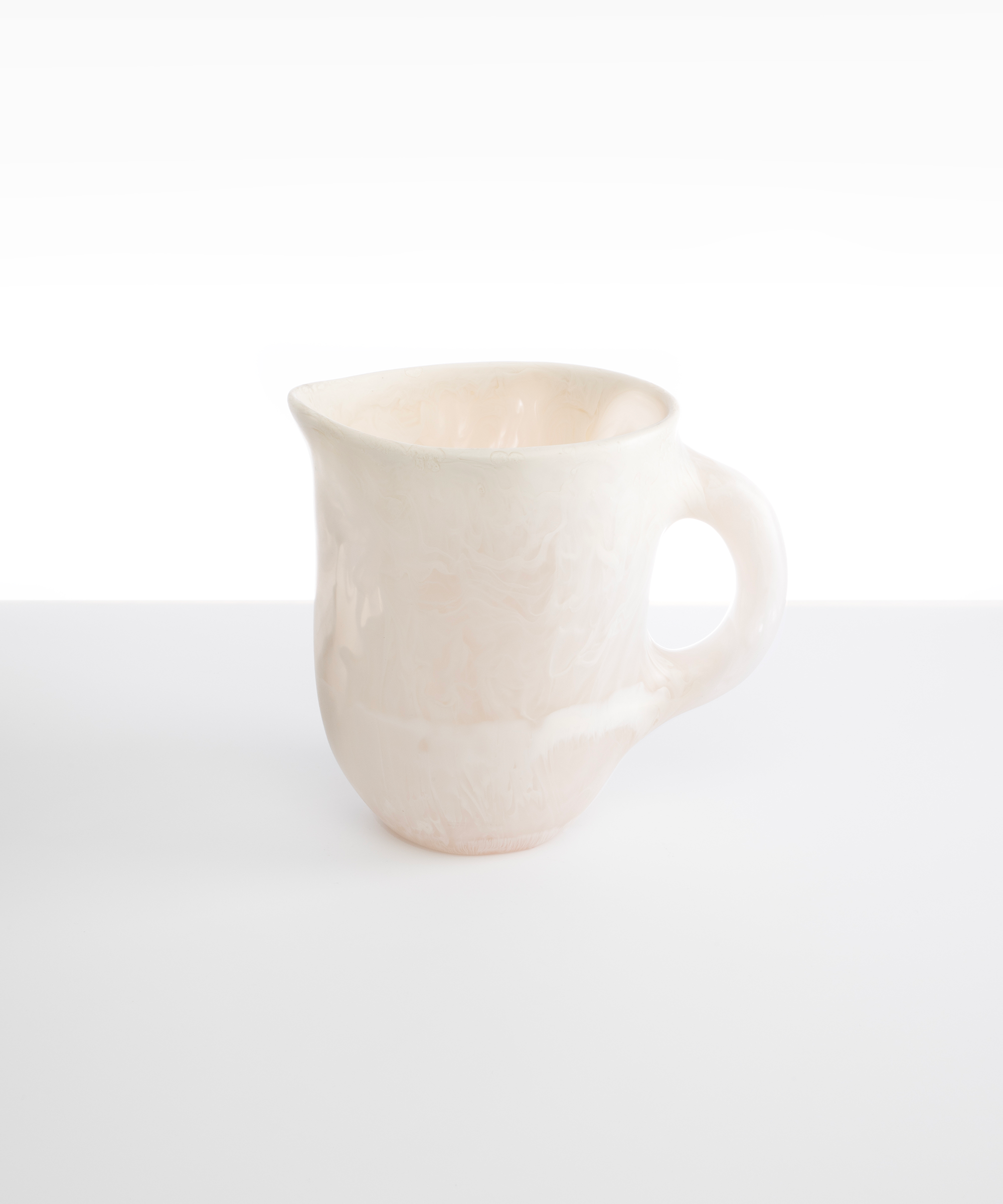 Dinosaur Designs Large Rock Jug Serving Pitchers & Carafes in Chalk Swirl Colour resin