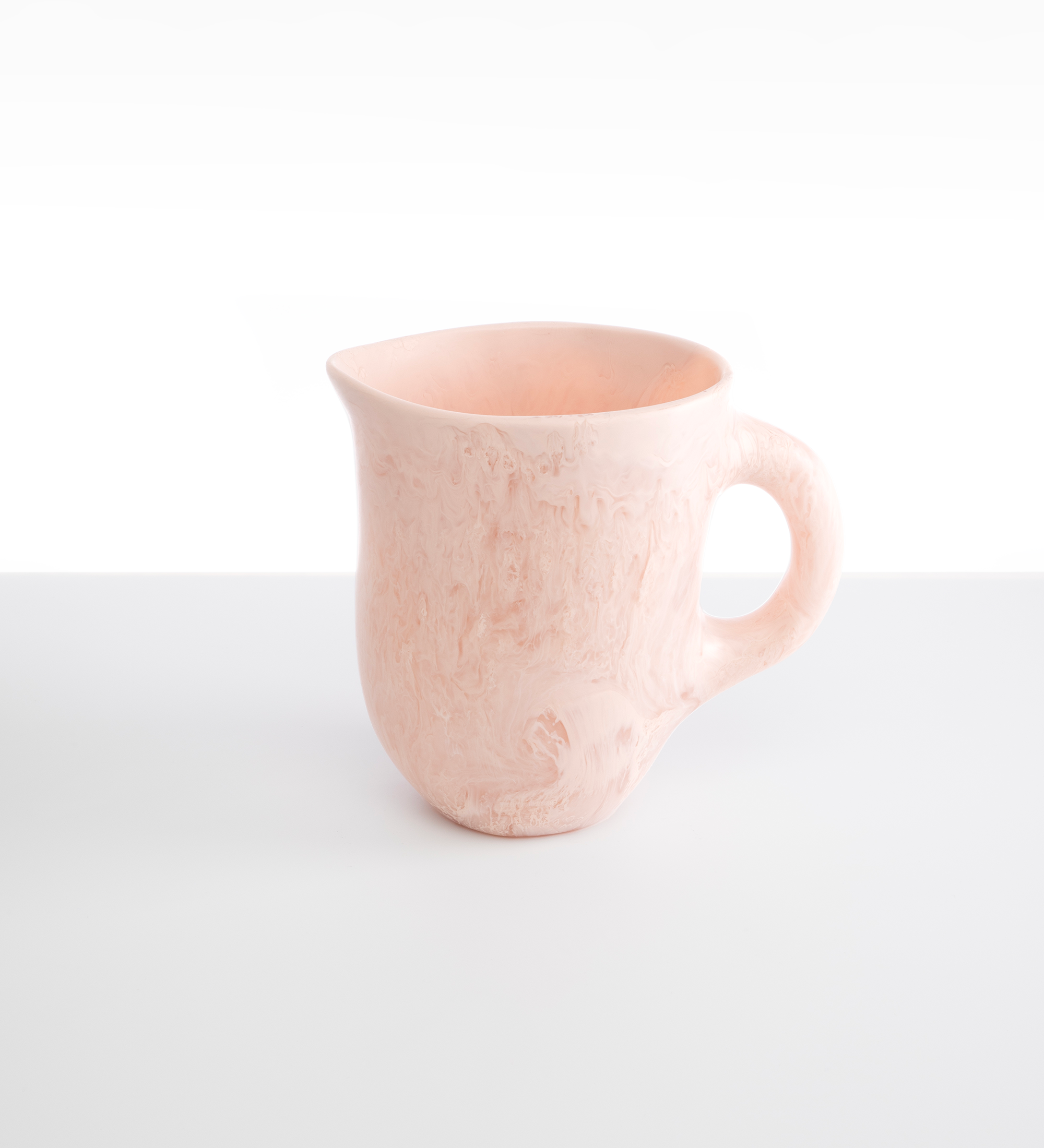 Dinosaur Designs Large Rock Jug Serving Pitchers & Carafes in Rose Swirl Colour resin