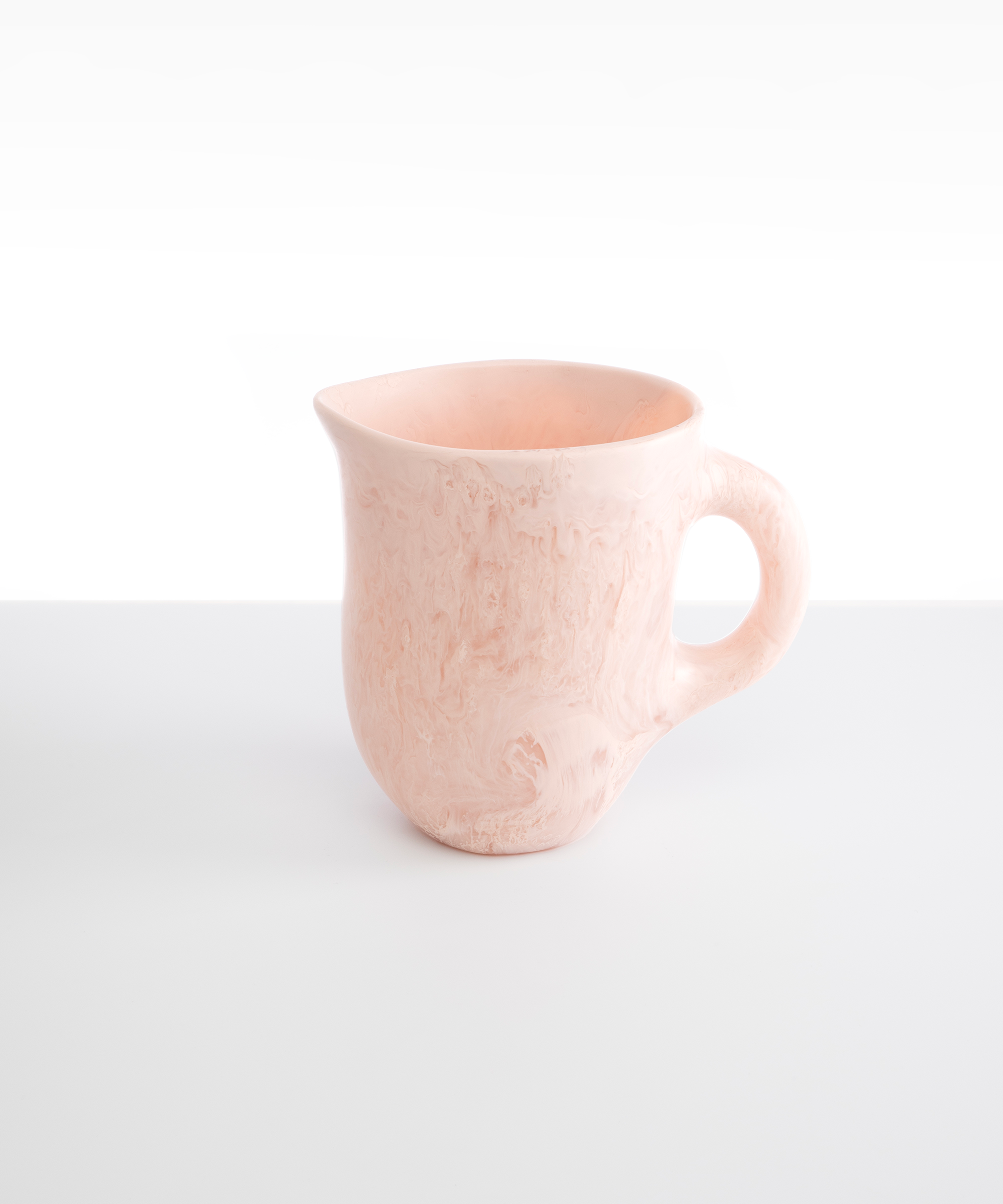 Dinosaur Designs Large Rock Jug Serving Pitchers & Carafes in Rose Swirl Colour resin
