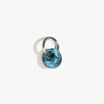 Dinosaur Designs Splash Keyring in Water Colour resin with Gunmetal Metal.