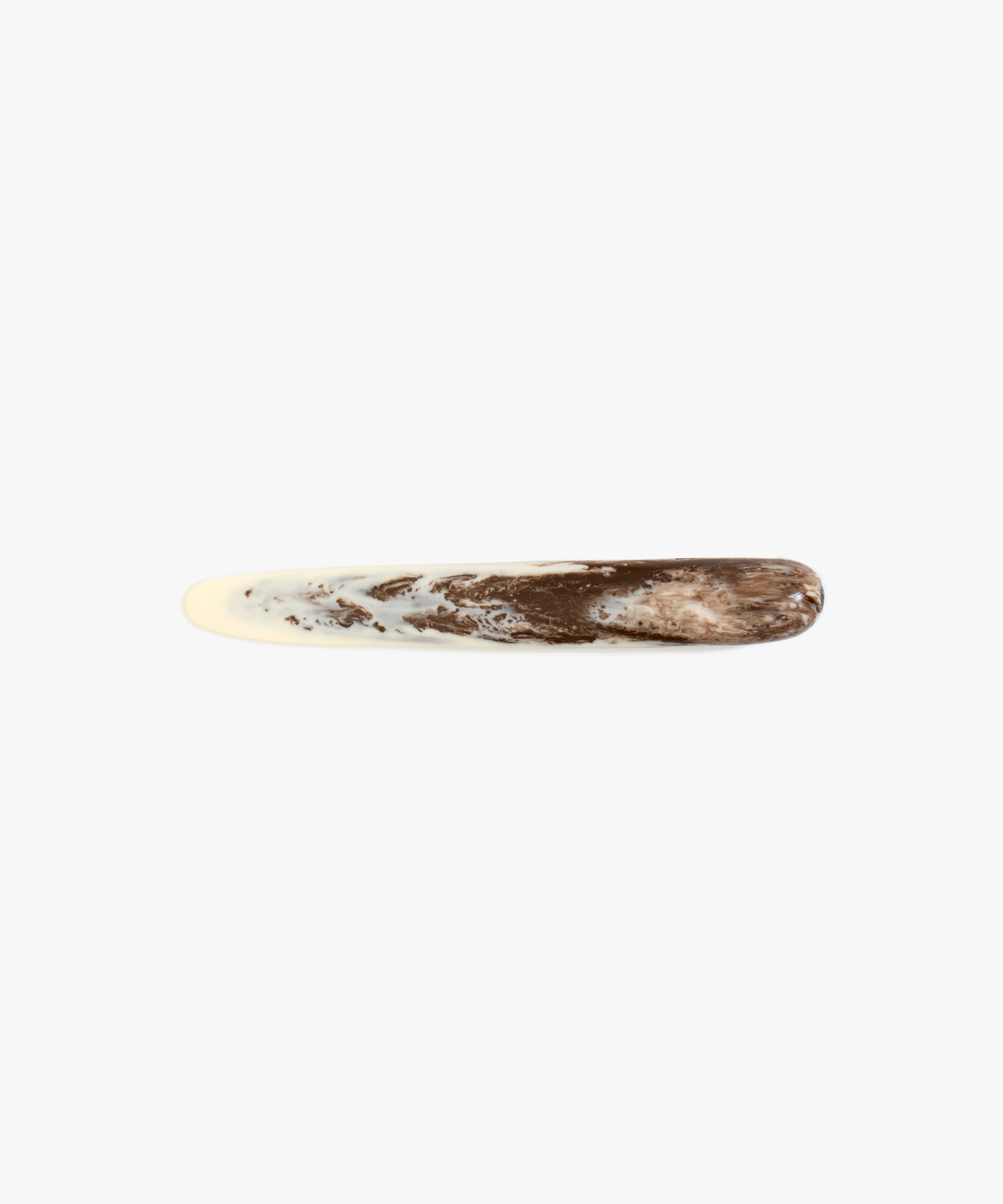 Dinosaur Designs Stone Cheese Knife in Cappuccino Colour resin.