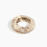 Dinosaur Designs Large Drift Bangle in Cappuccino Colour resin with Wide Fit..