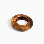 Dinosaur Designs Large Drift Bangle in Dark Horn Colour resin with Wide Fit..