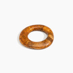 Dinosaur Designs Medium Drift Bangle in Dark Horn Colour resin with Wide Fit...