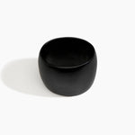Dinosaur Designs Extra Large Organic Oval Bangle in Black Colour resin with Wide Fit