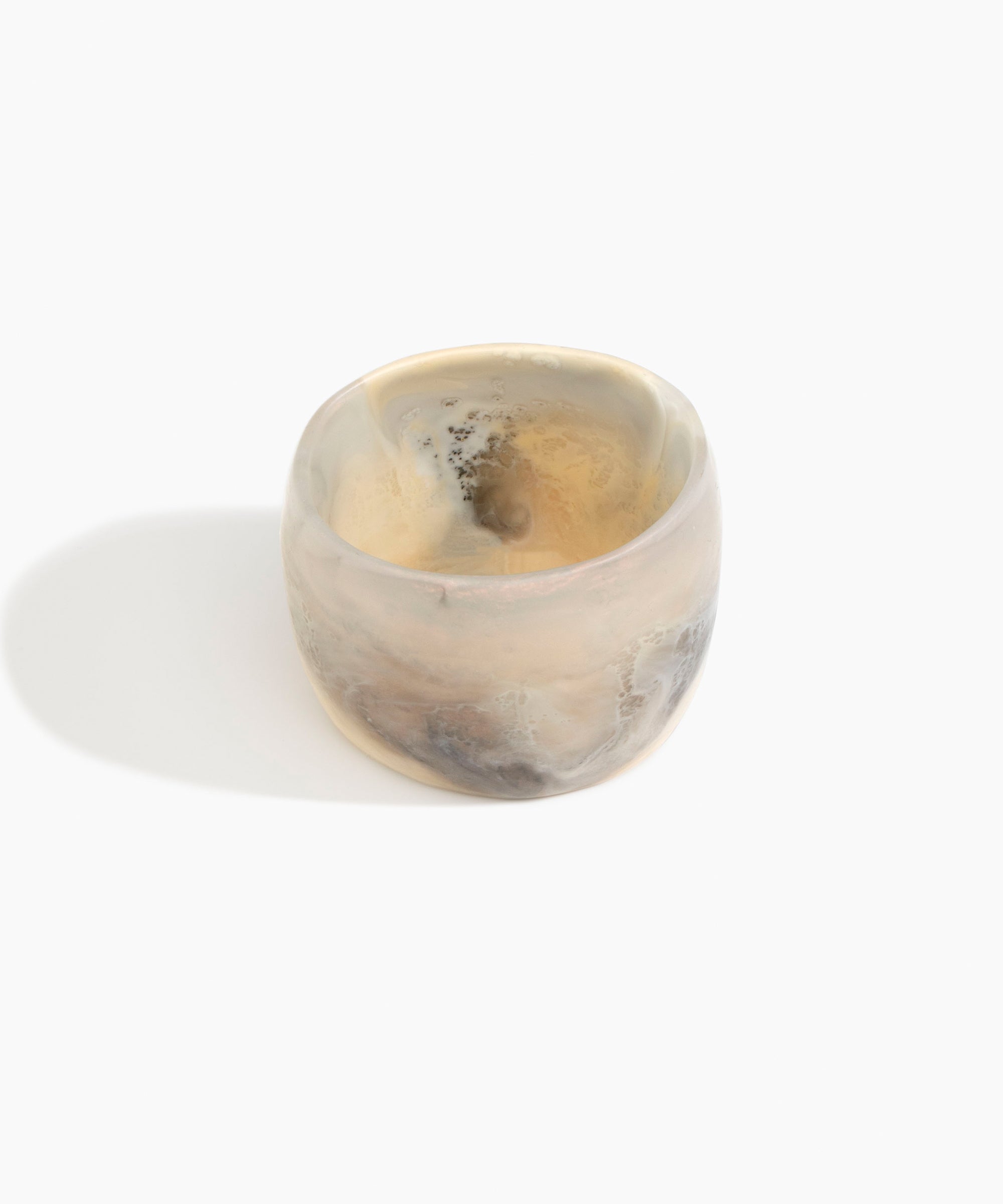 Dinosaur Designs Metal Bones Dish in Silver-Plated Brass Material.