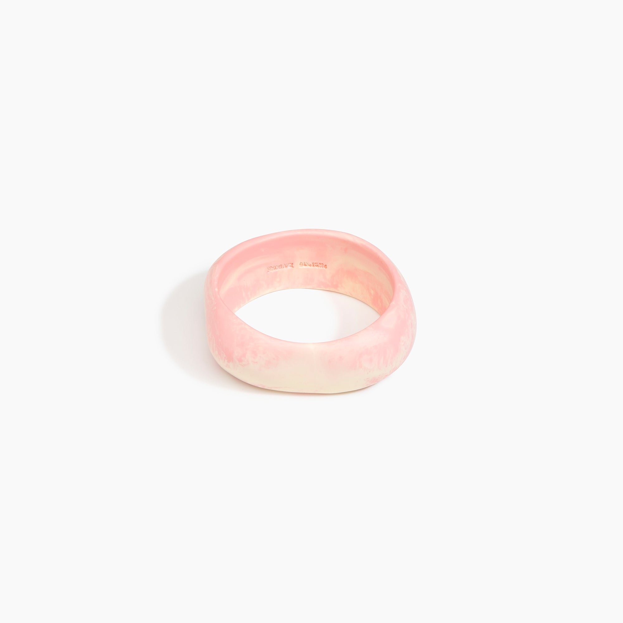 Dinosaur Designs Slate Ring in Sky Colour resin with Regular Fit..