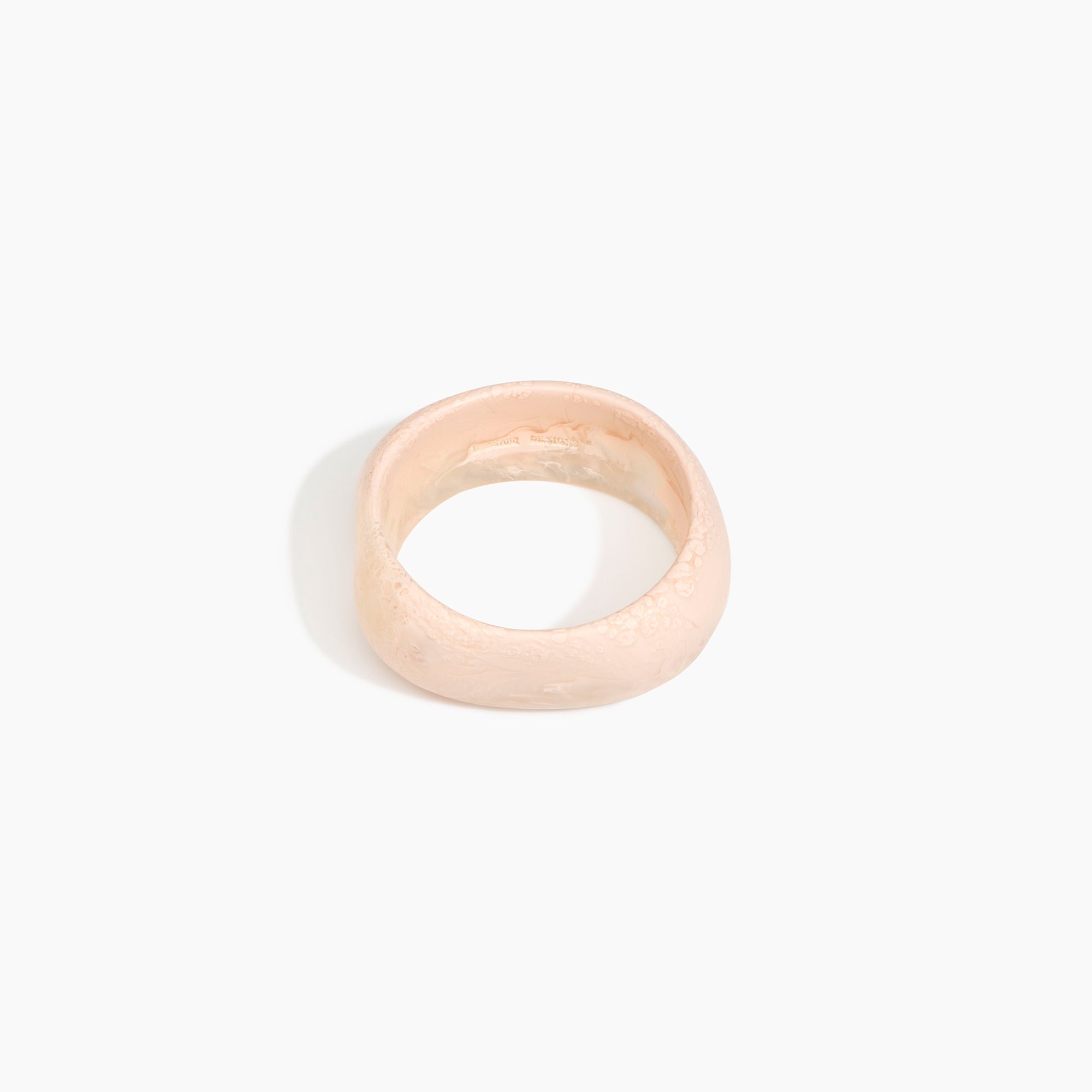 Dinosaur Designs Slate Ring in Moss Colour resin with Regular Fit..