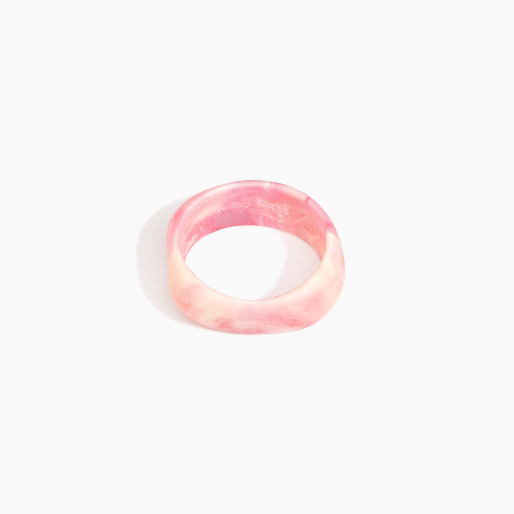 Dinosaur Designs Slate Ring in Lemon Colour resin with Regular Fit..