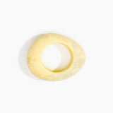 Dinosaur Designs Large Rock Bangle Jewelry in Lemon Colour resin with Wide Fit