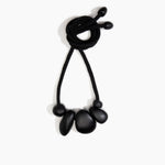Dinosaur Designs Boulder Rock Necklace in Black Colour resin.