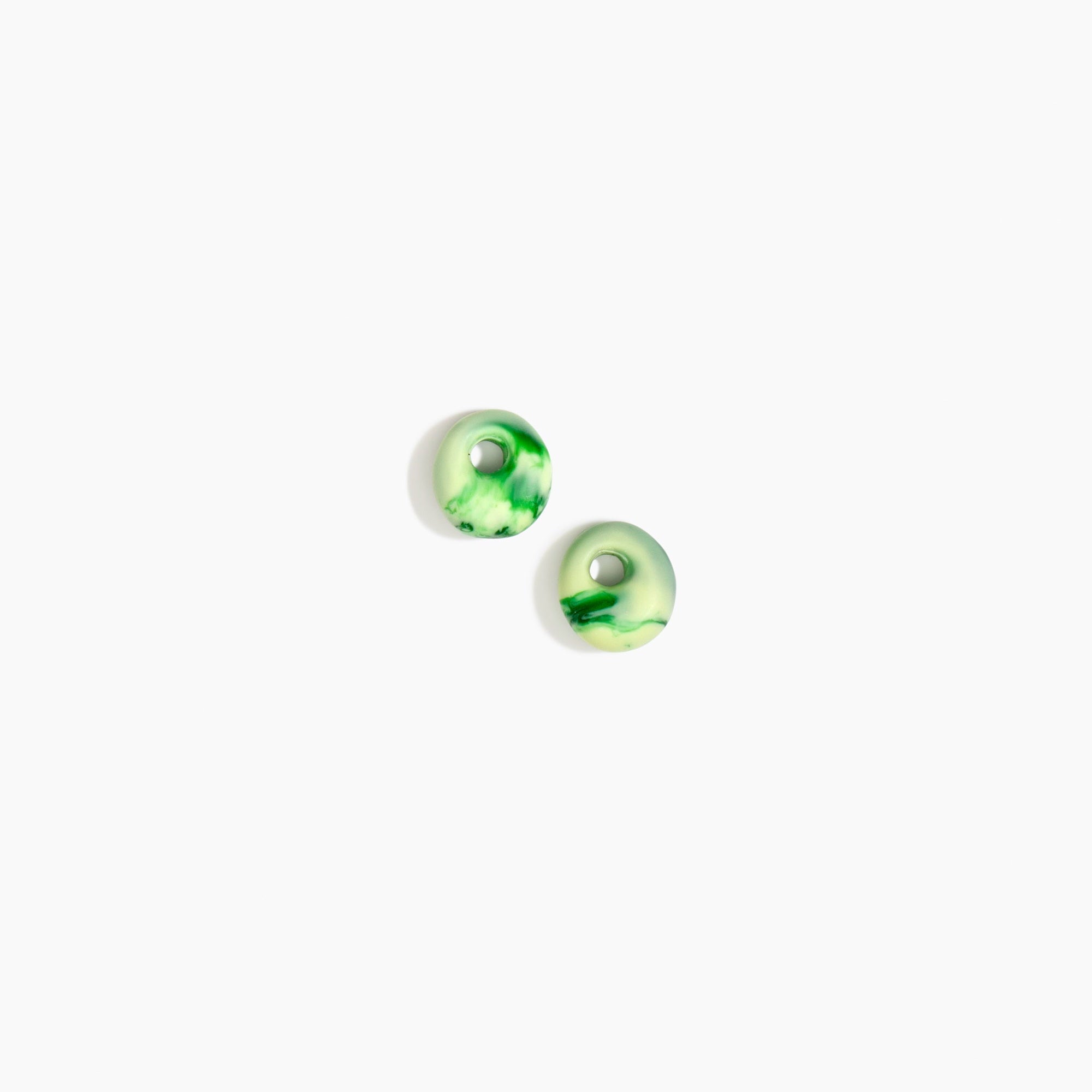 Dinosaur Designs Small Splash Beads in Grass Colour resin...