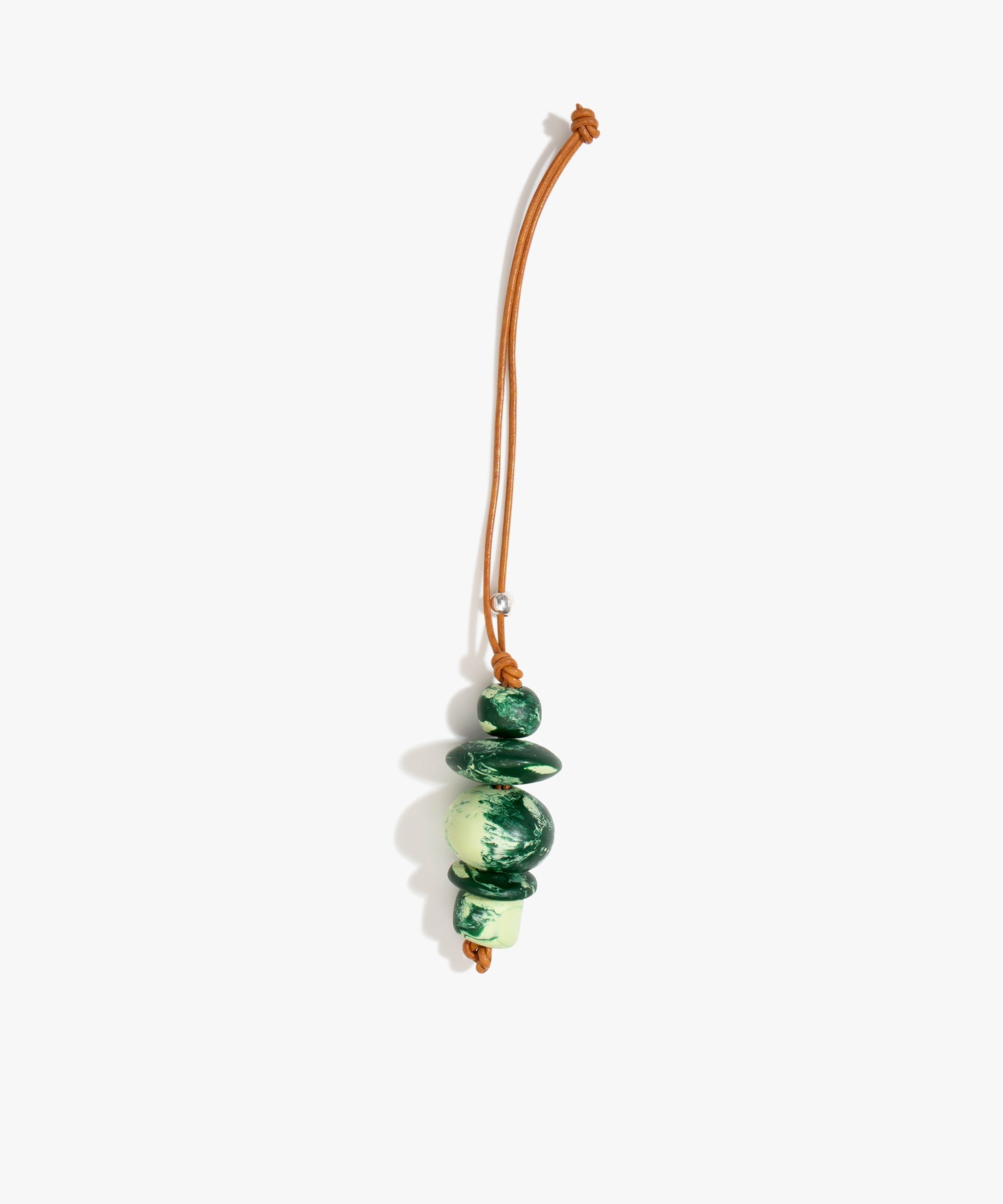 Dinosaur Designs Splash Decoration in Grass Colour resin with 925 Sterling Silver Material..