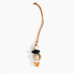 Dinosaur Designs Splash Decoration in Chestnut Colour resin with Brass Material.