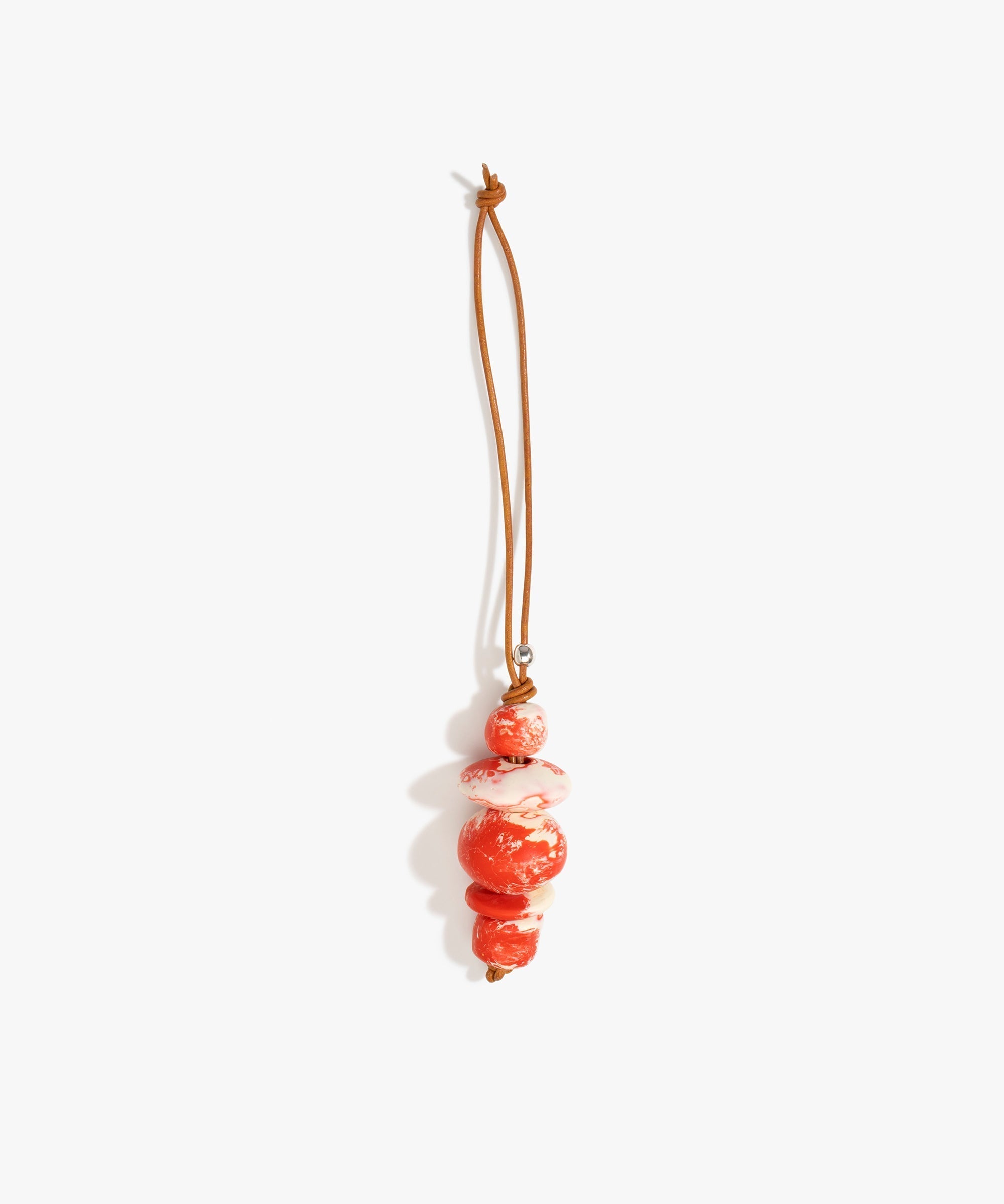 Dinosaur Designs Splash Decoration in Strawberry Colour resin with 925 Sterling Silver Material.