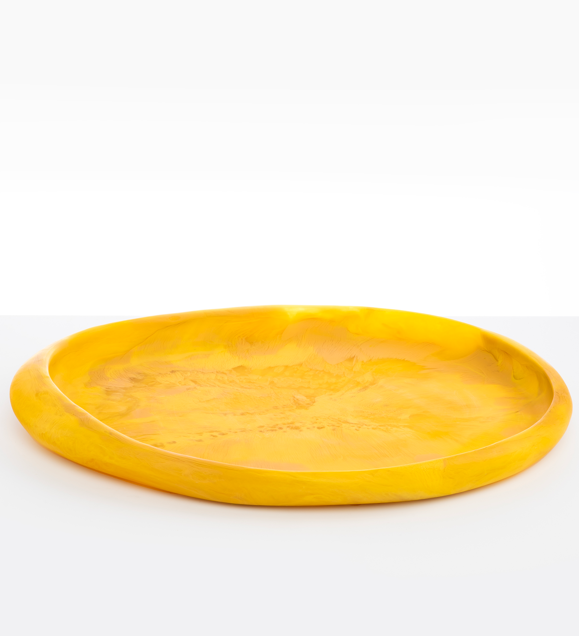 Dinosaur Designs Rock Tray Serving Trays in Honeycomb Colour resin