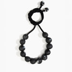 Dinosaur Designs Bold Ball Necklace in Black Marble Colour resin