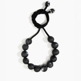 Dinosaur Designs Bold Ball Necklace in Black Marble Colour resin