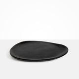 Dinosaur Designs Large Pebble Platter in Black Colour resin.