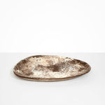 Dinosaur Designs Large Pebble Platter Serving Platters in Cappuccino Colour resin