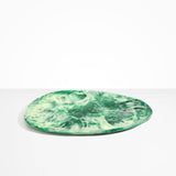 Dinosaur Designs Large Pebble Platter in Grass Colour resin.