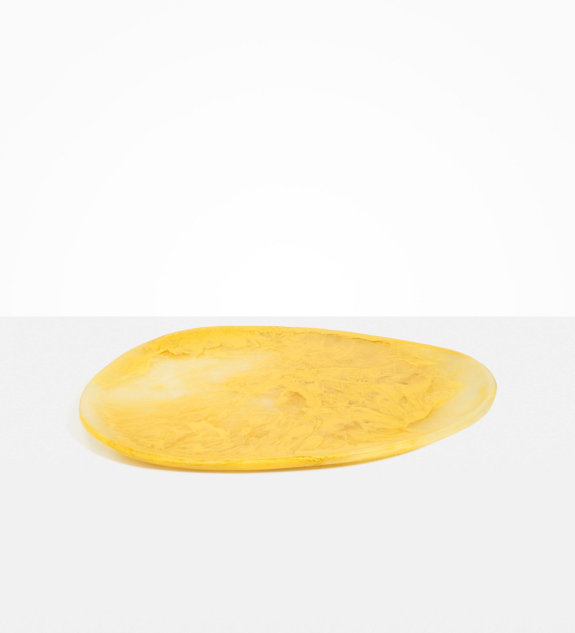 Dinosaur Designs Large Pebble Platter Serving Platters in Honeycomb Colour resin