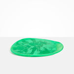 Dinosaur Designs Large Pebble Platter Serving Platters in Leaf Colour resin