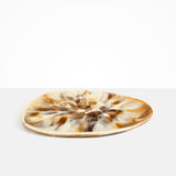 Dinosaur Designs Large Pebble Platter Serving Platters in Light Horn Colour resin